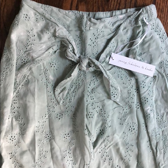 ⚡️NWOT⚡️ YF&B Geneva Pant in Mint - Picture 2 of 6